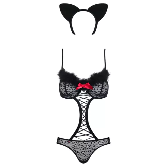 Obsessive Gepardina - disfraz sexy mujer - conjunto - negro