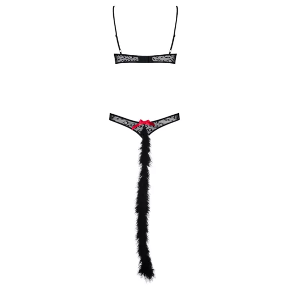 Obsessive Gepardina - disfraz sexy mujer - conjunto - negro
