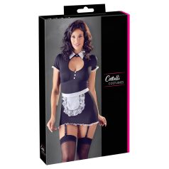   Cottelli - disfraz de criada sexy con liguero - negro y blanco