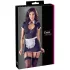Cottelli - disfraz de criada sexy con liguero - negro y blanco - M