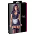 Cottelli - disfraz de criada sexy con liguero - negro y blanco - XL
