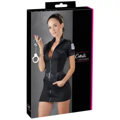  Cottelli Police - disfraz de policía sexy mujer - vestido negro - M