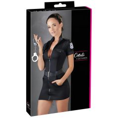   Cottelli Police - disfraz de policía sexy mujer - vestido negro - XL