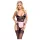 Cottelli - disfraz de sirvienta sexy transparente - negro y rosa - M