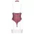 Cottelli - body de cuadros - conjunto - rojo - M