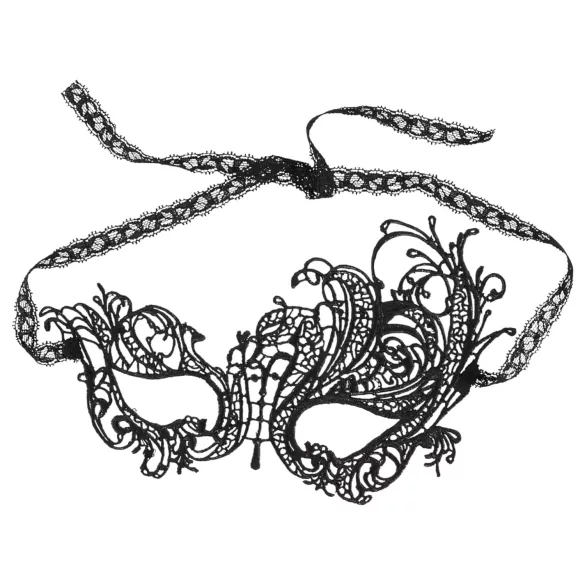 Cottelli - Máscara asimétrica bordada - negro