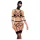 Bad Kitty - conjunto de lencería corporal y máscara - negro - M