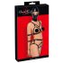 Bad Kitty - conjunto arnés corporal y máscara (negro) - L