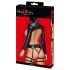 Bad Kitty - Conjunto de lencería BDSM (negro)