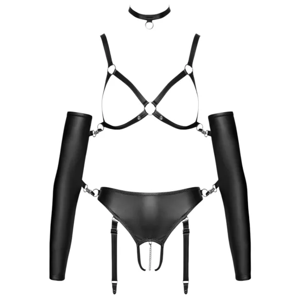 Bad Kitty - arnés corporal bondage - negro - L