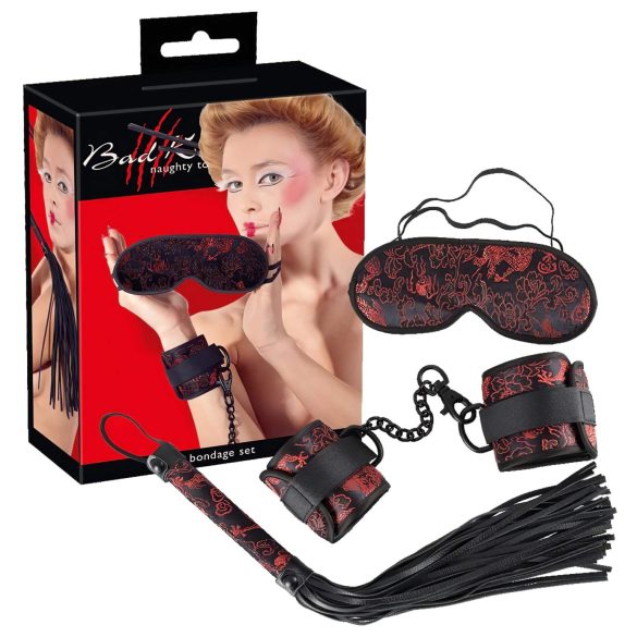 Bad Kitty - conjunto asiático (rojo-negro)