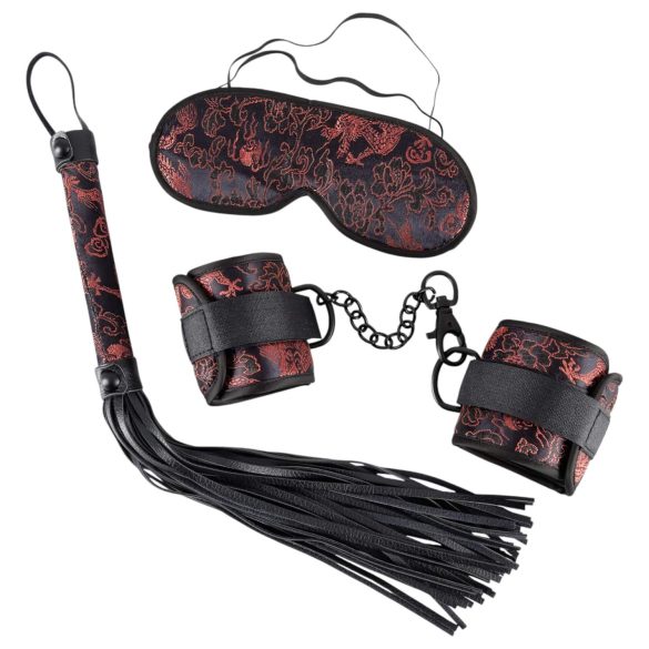 Bad Kitty - conjunto asiático (rojo-negro)