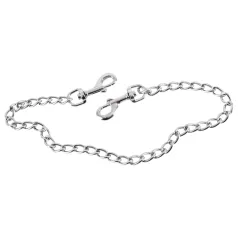 ZADO - cadena con doble mosquetón metálico - 50 cm