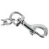 ZADO - Doble mosquetón y cadena de metal (15cm)