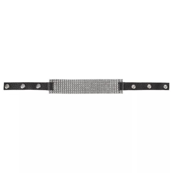 Bad Kitty - collar con strass - negro