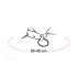 Bad Kitty - Collar de Strass (Negro)