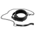Bad Kitty - collar y correa con piedras decorativas - negro