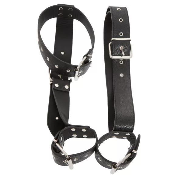 Bad Kitty - esposas para la espalda - ajuste trasero - negro
