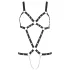 Bad Kitty - body con tiras y tachuelas - negro - talla S-L