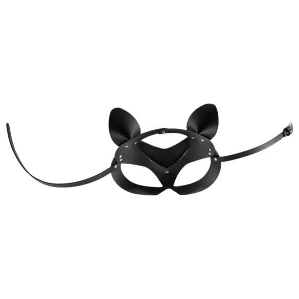 Bad Kitty - máscara de gato sintética con strass - negro talla S-L