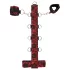 Bad Kitty - juego de restricción para cuello y muñecas - rojo y negro