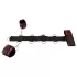 Bad Kitty - juego de restricción para cuello y muñecas - rojo y negro