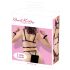 Bad Kitty - set de arneses y esposas tachonadas (negro) - L/XL