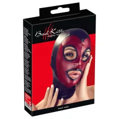 Bad Kitty - máscara brillante con boca abierta - rojo - S-L