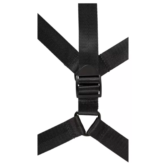 Vegan Fetish - set de ataduras para cama - cuero vegano negro