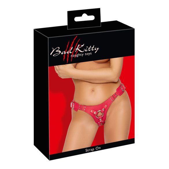 Bad Kitty - Tanga ajustable para placer (rojo)