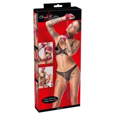 Bad Kitty - set de bondage 7 piezas - rojo