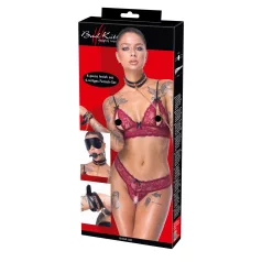 Bad Kitty - set de bondage 6 piezas - negro