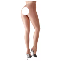Cottelli - Medias sexys de brillo sedoso (natural) - M