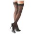 Cottelli - Medias negras con rayas - 3/M-L