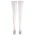 Cottelli - Medias hasta el muslo satinadas - blanco - 3/M-L