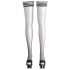 Cottelli - Medias negras con ribetes a rayas - 3/M-L