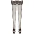 Cottelli - medias con encaje de 11 cm (negro)