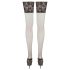 Cottelli - Medias negras con encaje 15 cm - 5