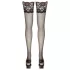 Cottelli - medias con encaje floral - negro - 3