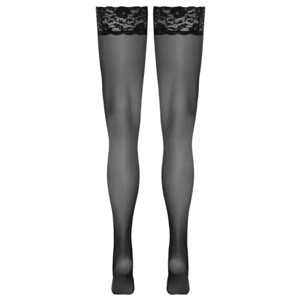 Cottelli - medias hasta el muslo con encaje (negro) - 4