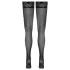 Cottelli - medias hasta el muslo con encaje (negro) - 4