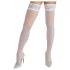 Cottelli - medias con encaje floral - blanco - 4/L