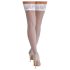 Cottelli - Medias blancas con encaje floral - 4/L