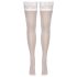 Cottelli - Medias blancas con encaje floral - 4/L