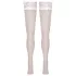 Cottelli - medias con encaje floral - blanco - 4/L