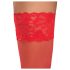 Cottelli - Medias rojas de encaje floral - 4/L