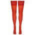 Cottelli - Medias rojas de encaje floral - 4/L