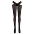 Cottelli - Medias con tirantes cruzados (negro) - L/XL