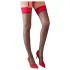 Cottelli - medias negras con encaje rojo - 4