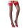 Cottelli - Medias de encaje rojo (negro) - 8